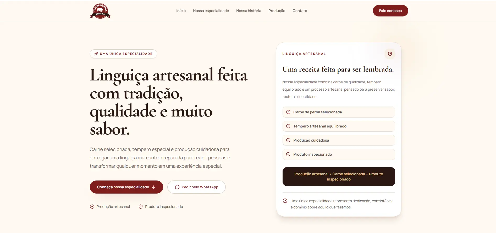 Projeto Charcutaria Oliveira